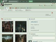 Tablet Screenshot of jeroenmurre.deviantart.com