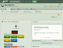 Tablet Screenshot of maru-kaite-ftw.deviantart.com