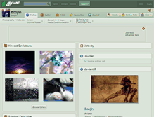 Tablet Screenshot of boojin.deviantart.com