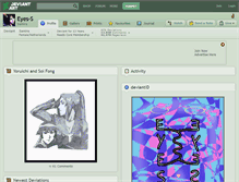 Tablet Screenshot of eyes-s.deviantart.com