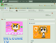 Tablet Screenshot of caty8.deviantart.com