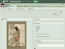 Tablet Screenshot of kylheis.deviantart.com