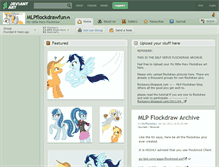 Tablet Screenshot of mlpflockdrawfun.deviantart.com