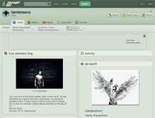 Tablet Screenshot of genieneovo.deviantart.com