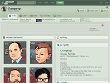 Tablet Screenshot of champe-rp.deviantart.com