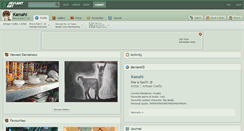 Desktop Screenshot of kamahi.deviantart.com