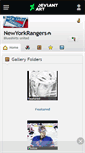 Mobile Screenshot of newyorkrangers.deviantart.com