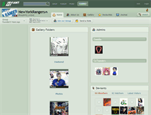 Tablet Screenshot of newyorkrangers.deviantart.com