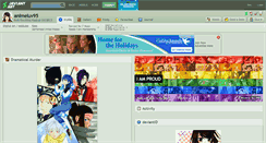 Desktop Screenshot of animeluv95.deviantart.com