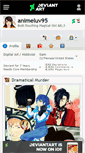 Mobile Screenshot of animeluv95.deviantart.com