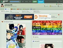 Tablet Screenshot of animeluv95.deviantart.com