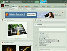 Tablet Screenshot of aidev.deviantart.com