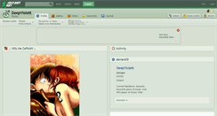 Desktop Screenshot of deepviolett.deviantart.com