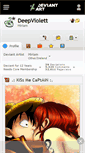 Mobile Screenshot of deepviolett.deviantart.com