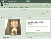Tablet Screenshot of maylassel.deviantart.com