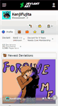 Mobile Screenshot of kenjifujita.deviantart.com