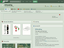 Tablet Screenshot of khsoraking.deviantart.com