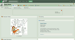 Desktop Screenshot of hazel-stone.deviantart.com