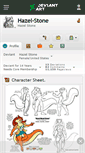 Mobile Screenshot of hazel-stone.deviantart.com