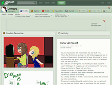Tablet Screenshot of jemaru.deviantart.com