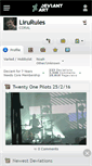 Mobile Screenshot of lirurules.deviantart.com