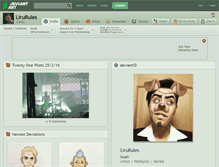 Tablet Screenshot of lirurules.deviantart.com