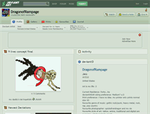 Tablet Screenshot of dragonoframpage.deviantart.com