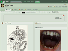 Tablet Screenshot of jthmfraek.deviantart.com