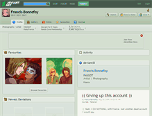 Tablet Screenshot of francis-bonnefoy.deviantart.com