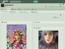 Tablet Screenshot of cacahuate16.deviantart.com