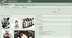 Desktop Screenshot of hongrae.deviantart.com