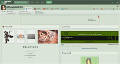 Desktop Screenshot of kittycatsgomeow.deviantart.com