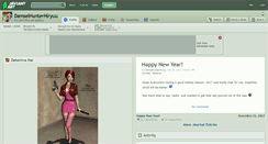 Desktop Screenshot of damselhunterhiryuu.deviantart.com