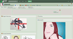 Desktop Screenshot of julianne26.deviantart.com