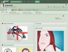Tablet Screenshot of julianne26.deviantart.com