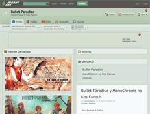 Tablet Screenshot of bullet-paradise.deviantart.com