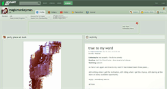 Desktop Screenshot of magicmonkeyman.deviantart.com