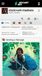 Mobile Screenshot of clockwork-madness.deviantart.com