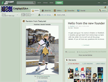 Tablet Screenshot of cosplayusa.deviantart.com