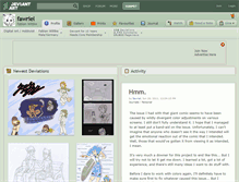 Tablet Screenshot of fawriel.deviantart.com