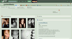 Desktop Screenshot of lovexandxbeauty.deviantart.com