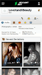 Mobile Screenshot of lovexandxbeauty.deviantart.com