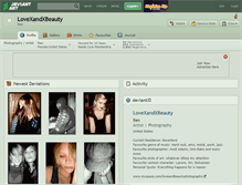 Tablet Screenshot of lovexandxbeauty.deviantart.com