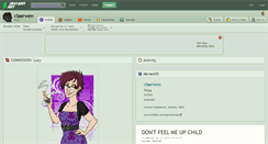 Desktop Screenshot of claerwen.deviantart.com