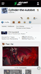 Mobile Screenshot of cylinder-the-autobot.deviantart.com