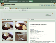 Tablet Screenshot of eugenia-aromatica.deviantart.com