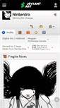 Mobile Screenshot of nintentro.deviantart.com