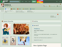 Tablet Screenshot of hetalia-rp.deviantart.com