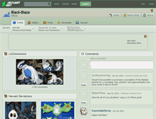 Tablet Screenshot of black-blaze.deviantart.com