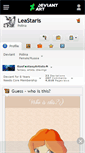 Mobile Screenshot of leastaris.deviantart.com